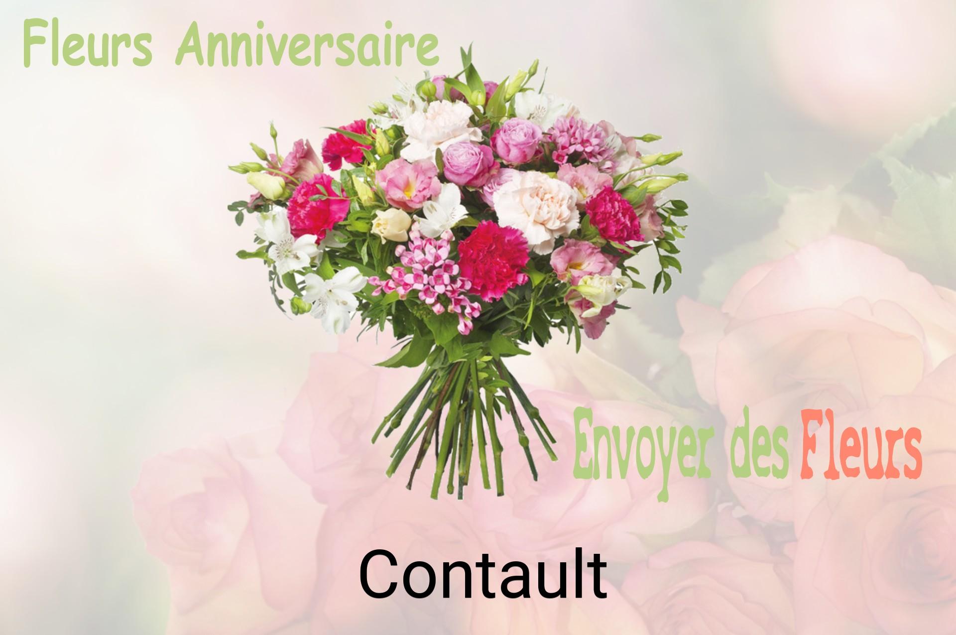 Bouquet de fleurs d’anniversaire livré à Contault